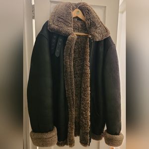 Men's Genuine Shearling Coat